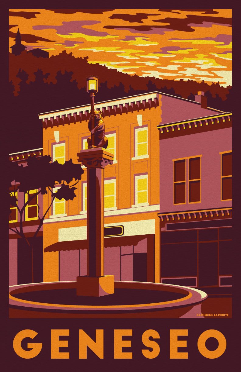 Geneseo Travel Poster