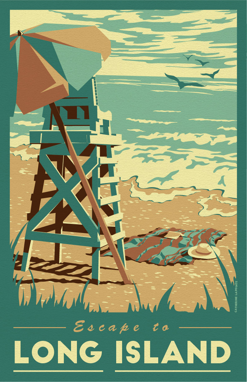 Long Island Travel Poster