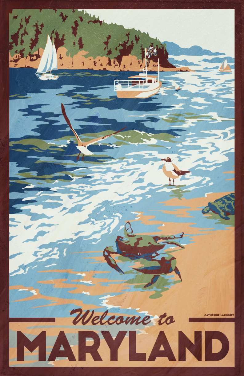 Maryland Travel Poster