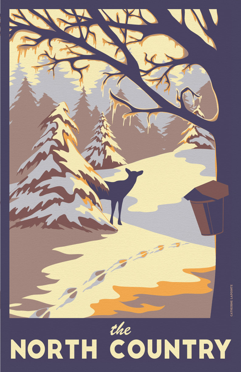 North Country Travel Poster