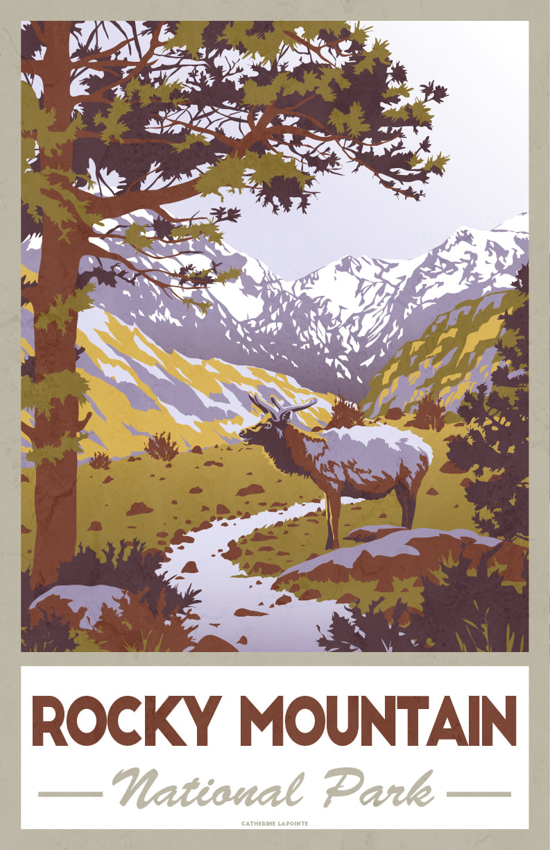 Rocky Mountains National Park Poster